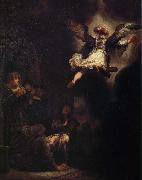 Rembrandt van rijn arkeangeln rafael lamnar tobias familj china oil painting artist